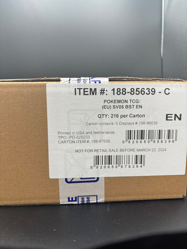 Temporal Forces Booster Box Case