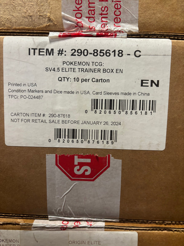 Paldean Fates Elite Trainer Box Case