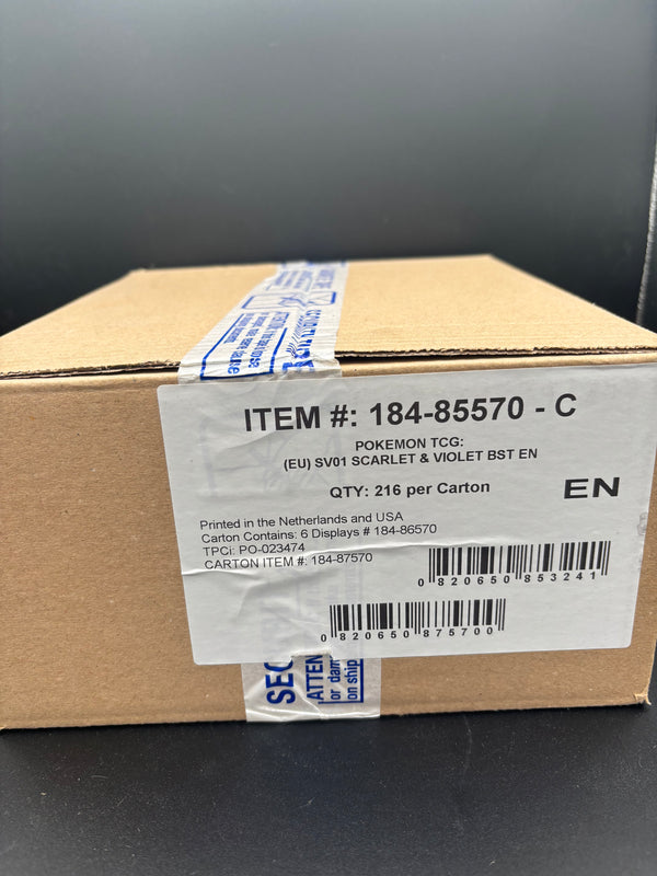 Scarlet & Violet Booster Box Case
